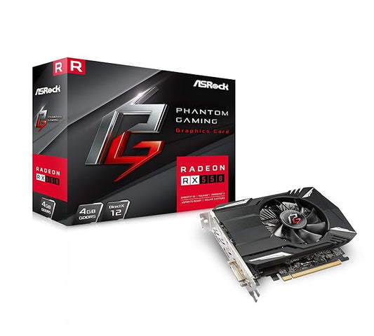 ASRock AMD Radeon RX 550 Phantom Gaming 4GB Used GPU