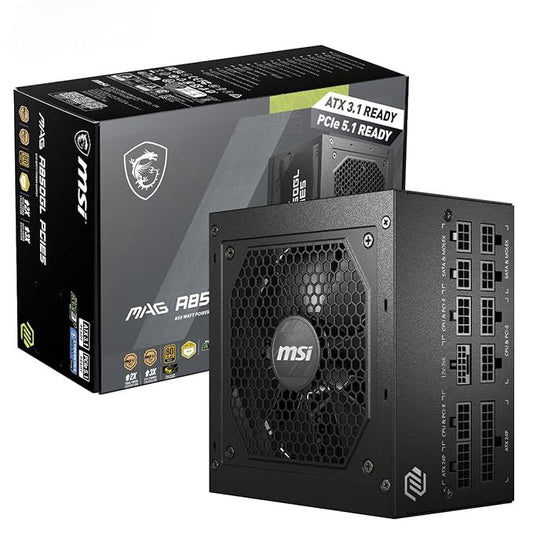 MSI MAG A850GL PCIE5 850 Watts Power Supply Used PSU