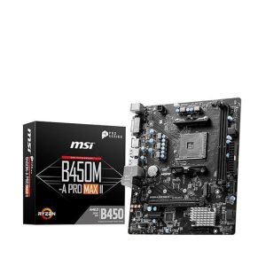 MSI B450M-A PRO MAX II Micro-ATX, AM4 DDR4 Used Motherboard